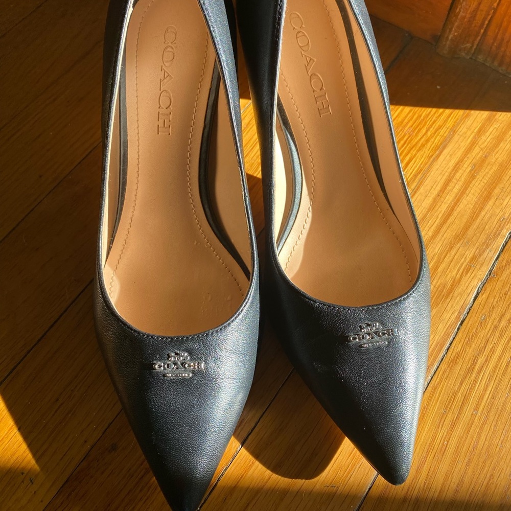Coach heels, worn a handful of times. In great condition!